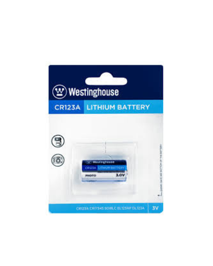 Westinghouse CR123A lithium Battery 3V